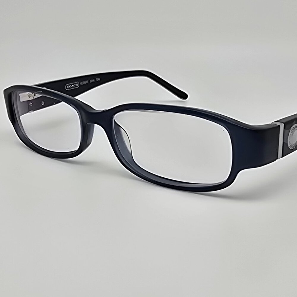 Coach Bernice 844 Teal Rectangular Eyeglasses Fra… - image 3